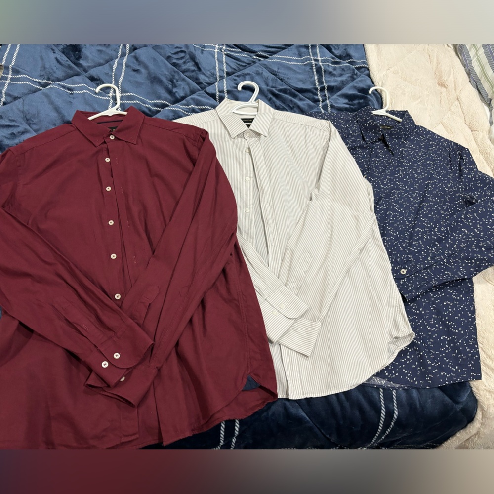 lot of 3 button down shirts from Massimo Dutti